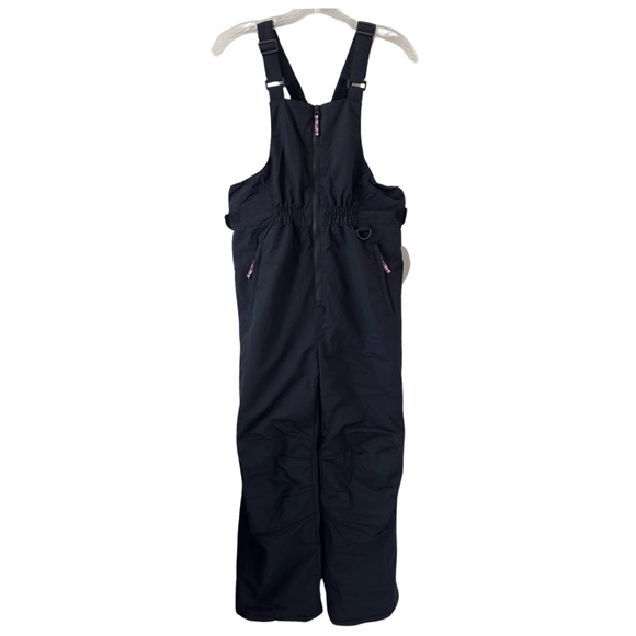 Amazon Essentials Snow Bib Overalls Ski Pants Black Girl Youth XXL 14-16 NWT - Picture 1 of 15